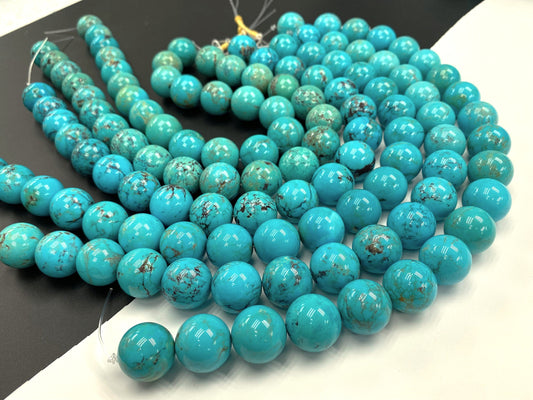 Natural Turquoise Round Beads Strand 20mm 16 inches (Top Quality)