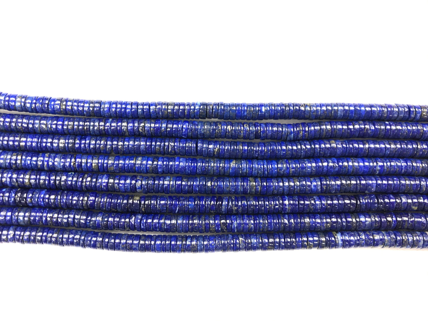 Lapis Heishi Flat Beads 16 inches 6x2mm