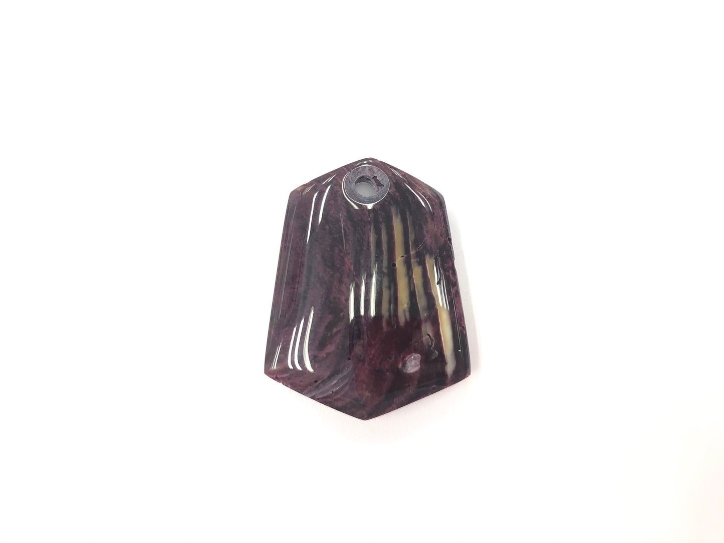 Purple Spiny Oyster Shell Loose Piece Pendant