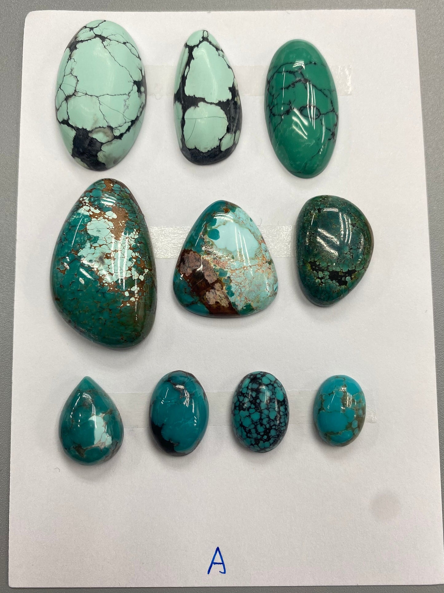 Natural Irregular Turquoise Cabochons