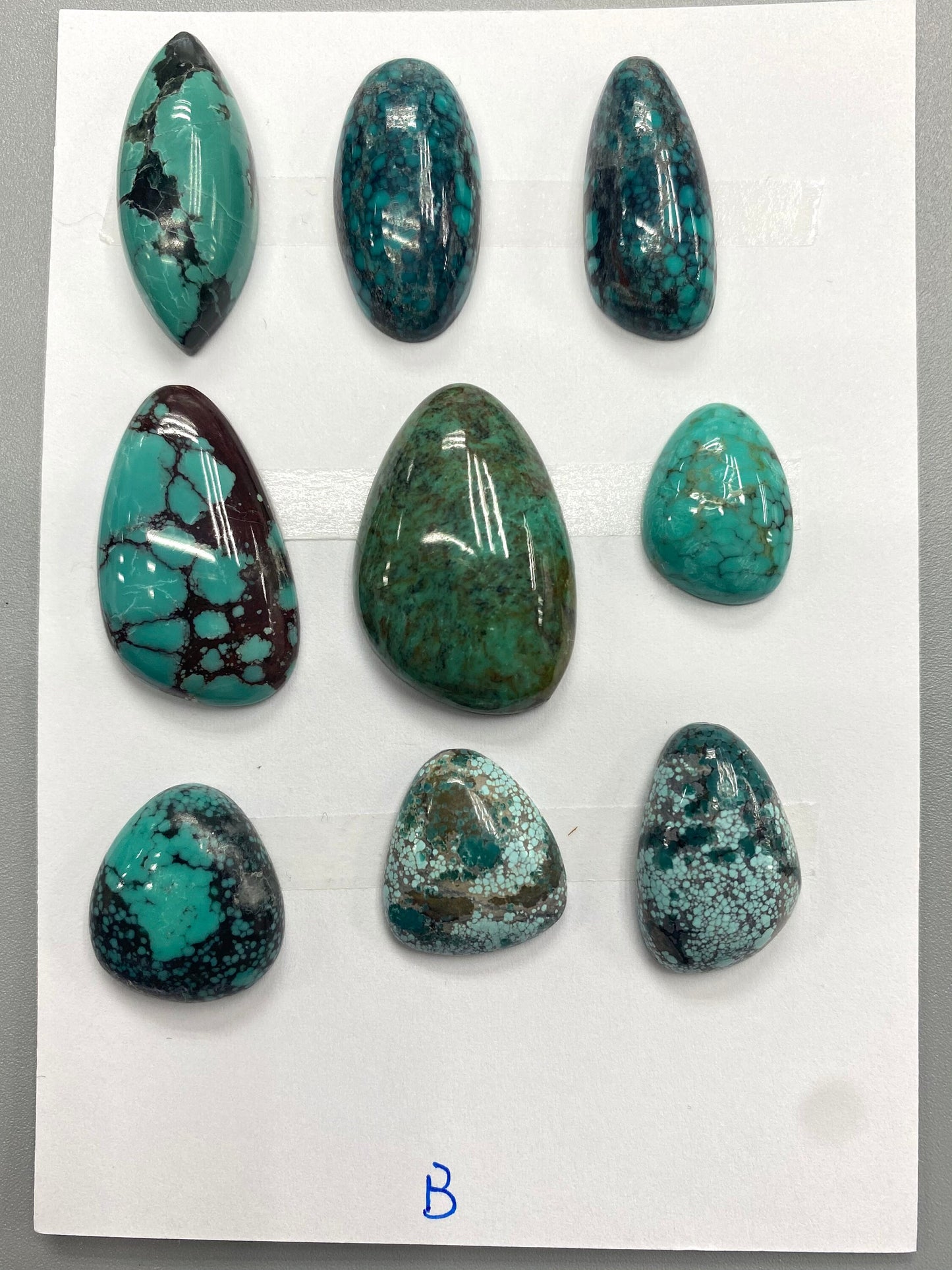 Natural Irregular Turquoise Cabochons