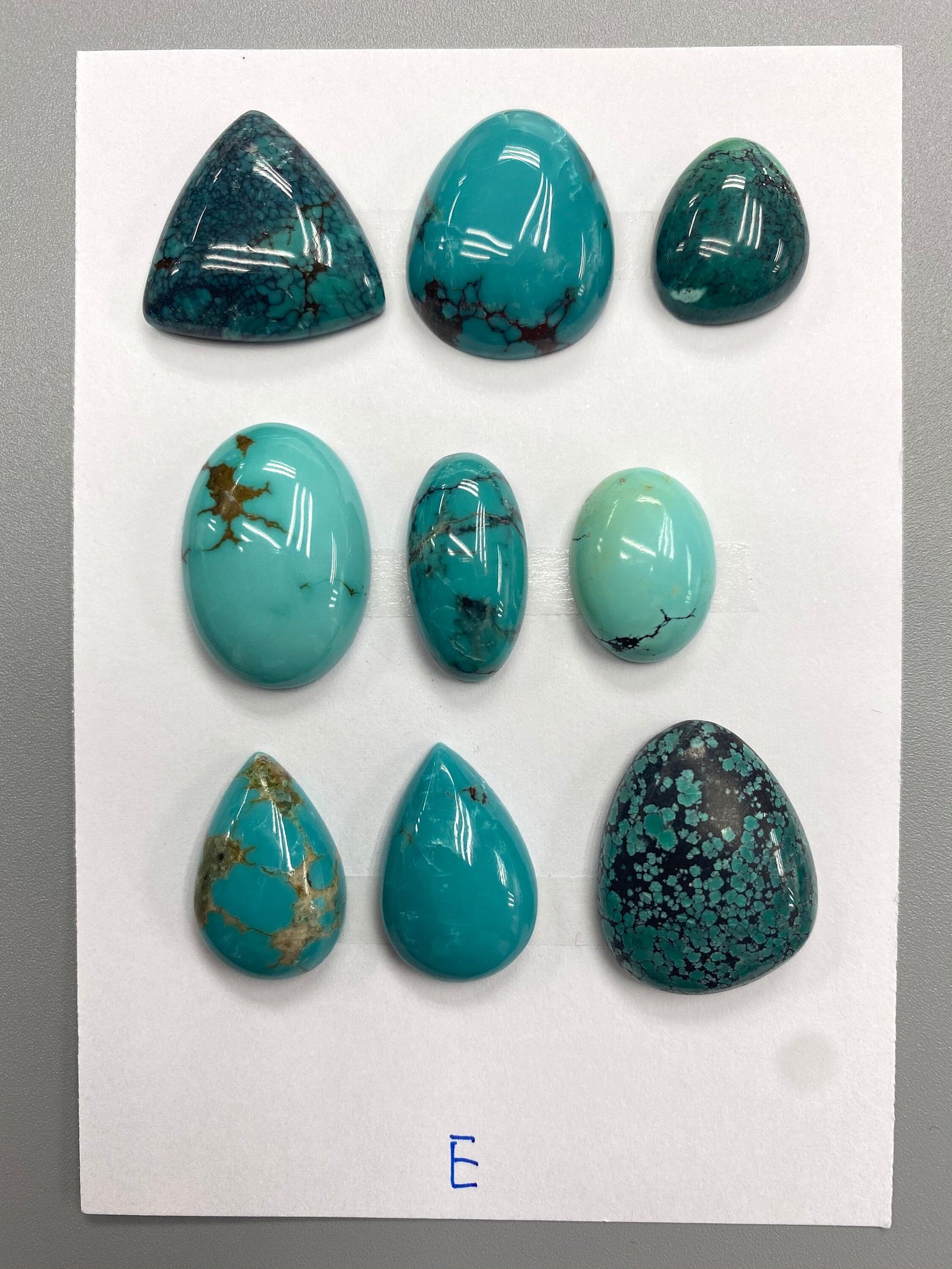 Natural Irregular Turquoise Cabochons