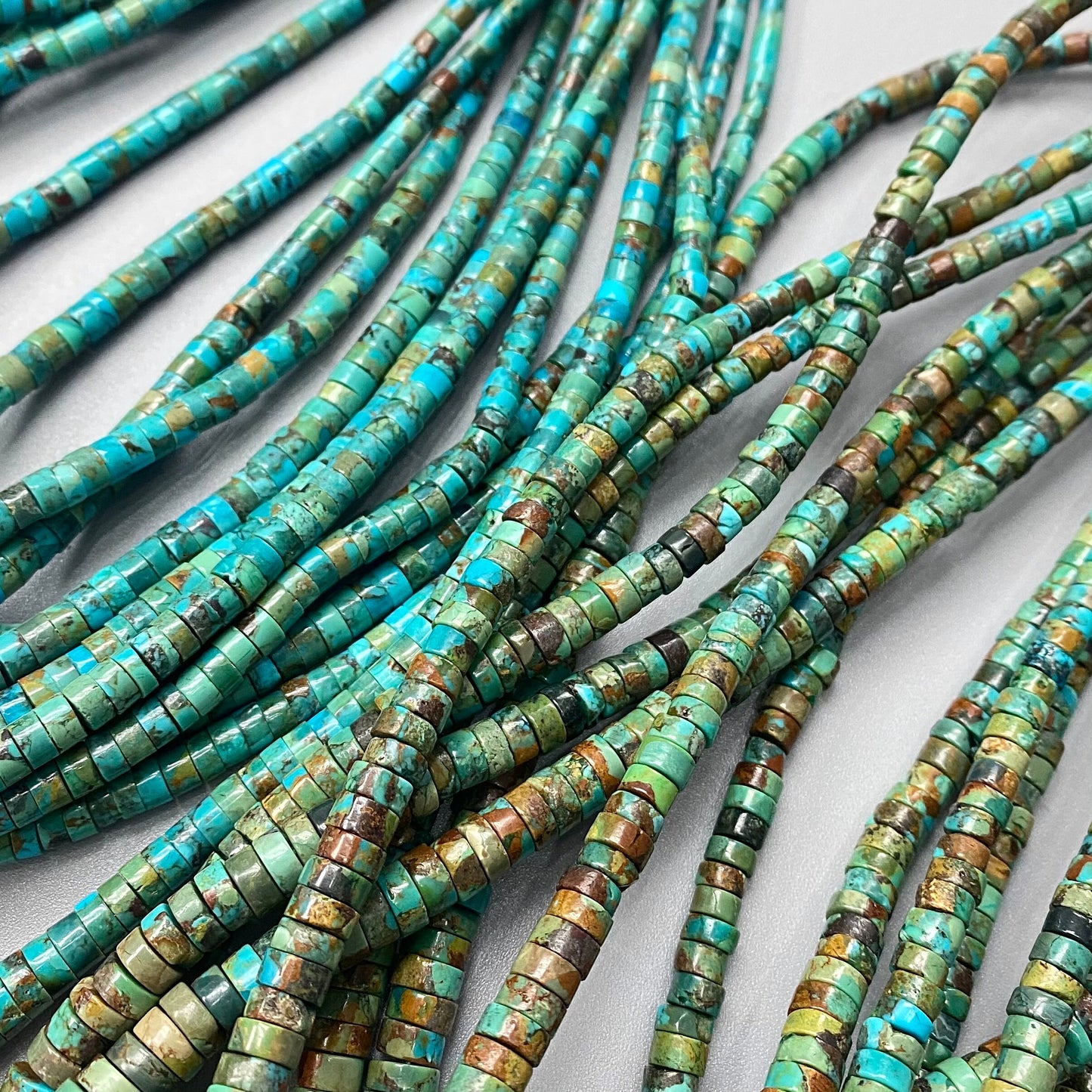 Natural Turquoise beads Graduate 4m-8mm