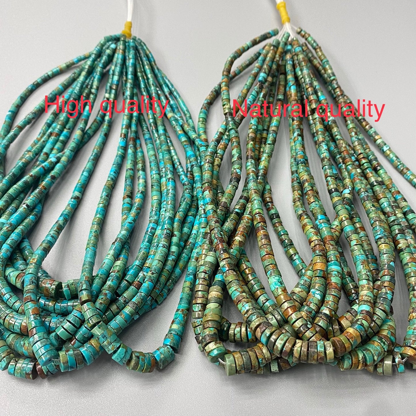 Natural Turquoise beads Graduate 4m-8mm