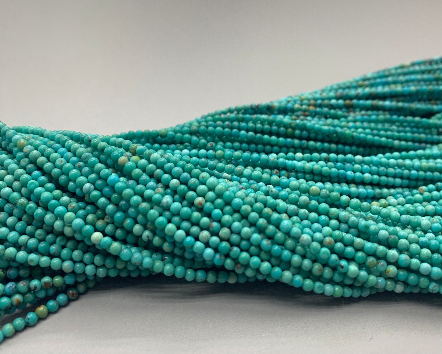Natural Turquoise beads strand 16 inches 2.5mm-2.8mm