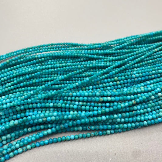 Natural good quality Turquoise beads strand 16 inches 2.5~2.8mm