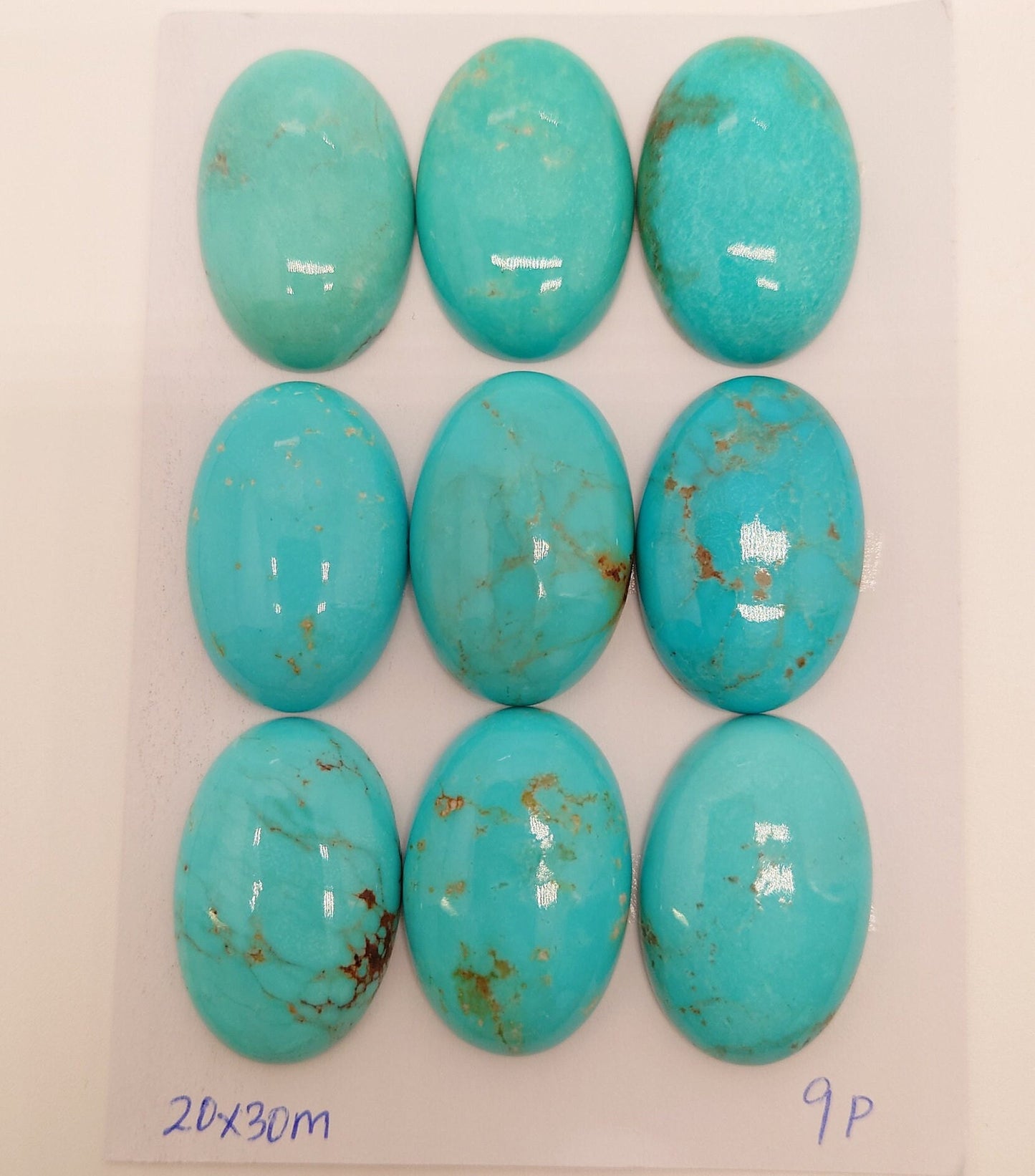 Natural Turquoise Oval Cabs 10x14mm 13x18m 15x20m 18x25m 20x30m