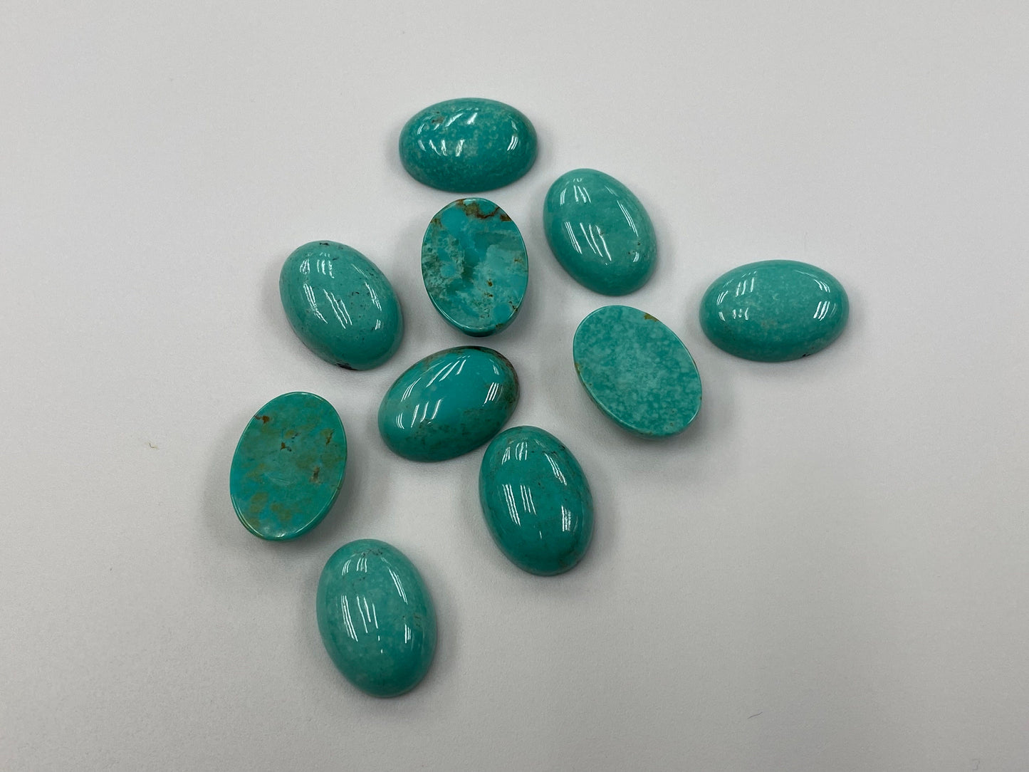 Natural Turquoise Oval Cabs 13X18mm 18X25mm