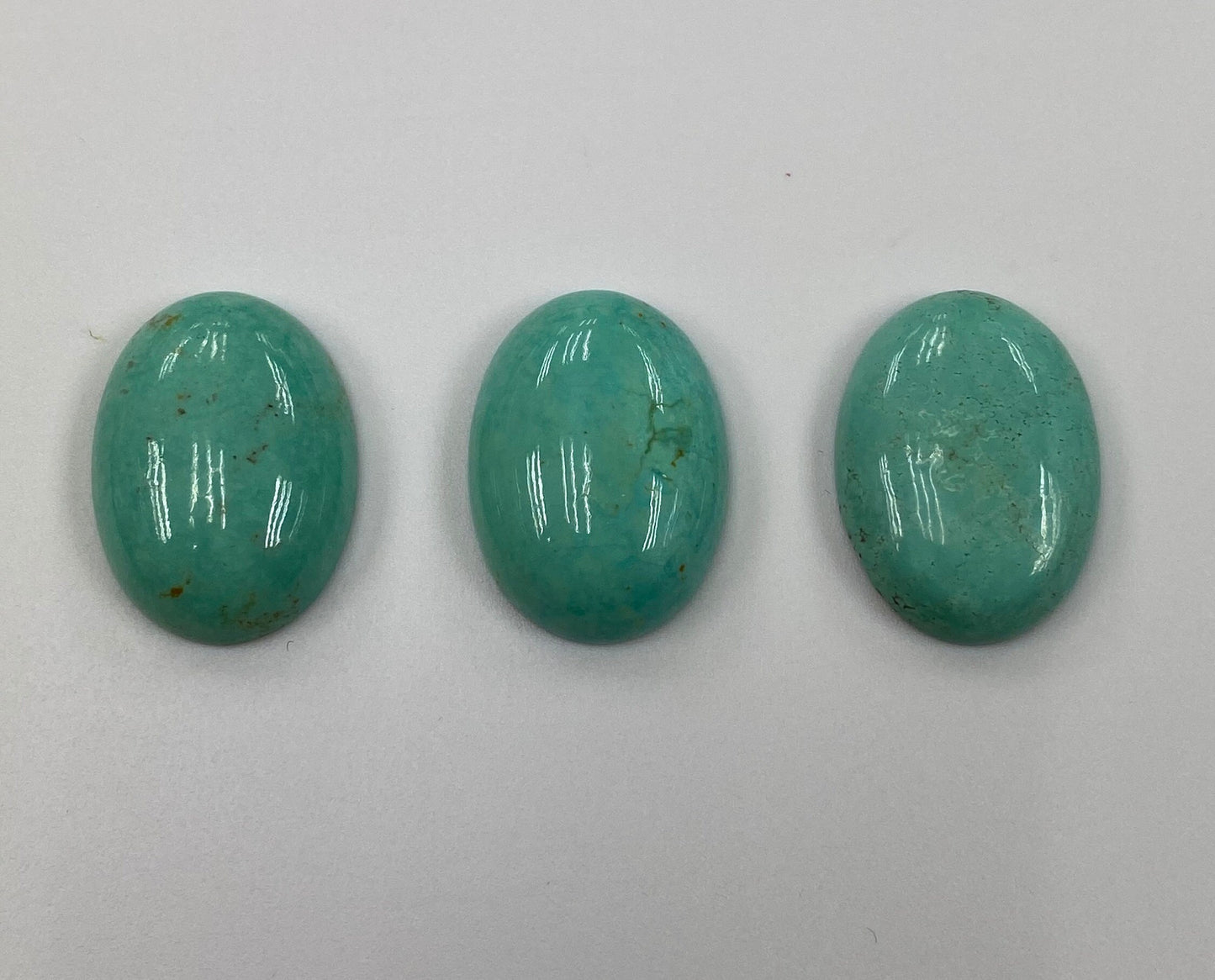 Natural Turquoise Oval Cabs 13X18mm 18X25mm