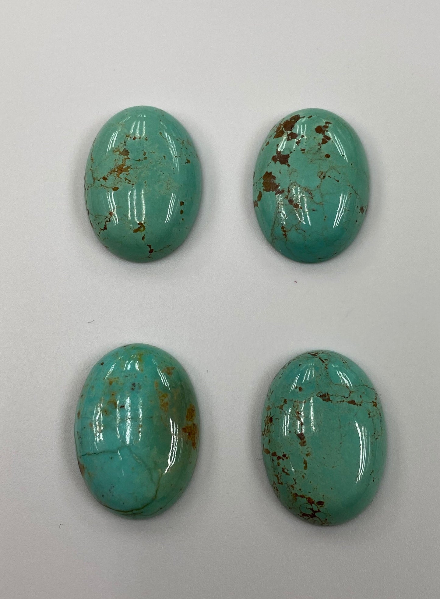 Natural Turquoise Oval Cabs 13X18mm 18X25mm