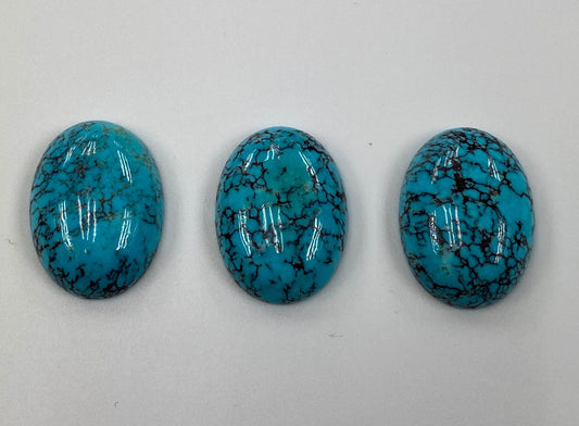 Natural Turquoise Oval Cabs 13X18mm 18X25mm