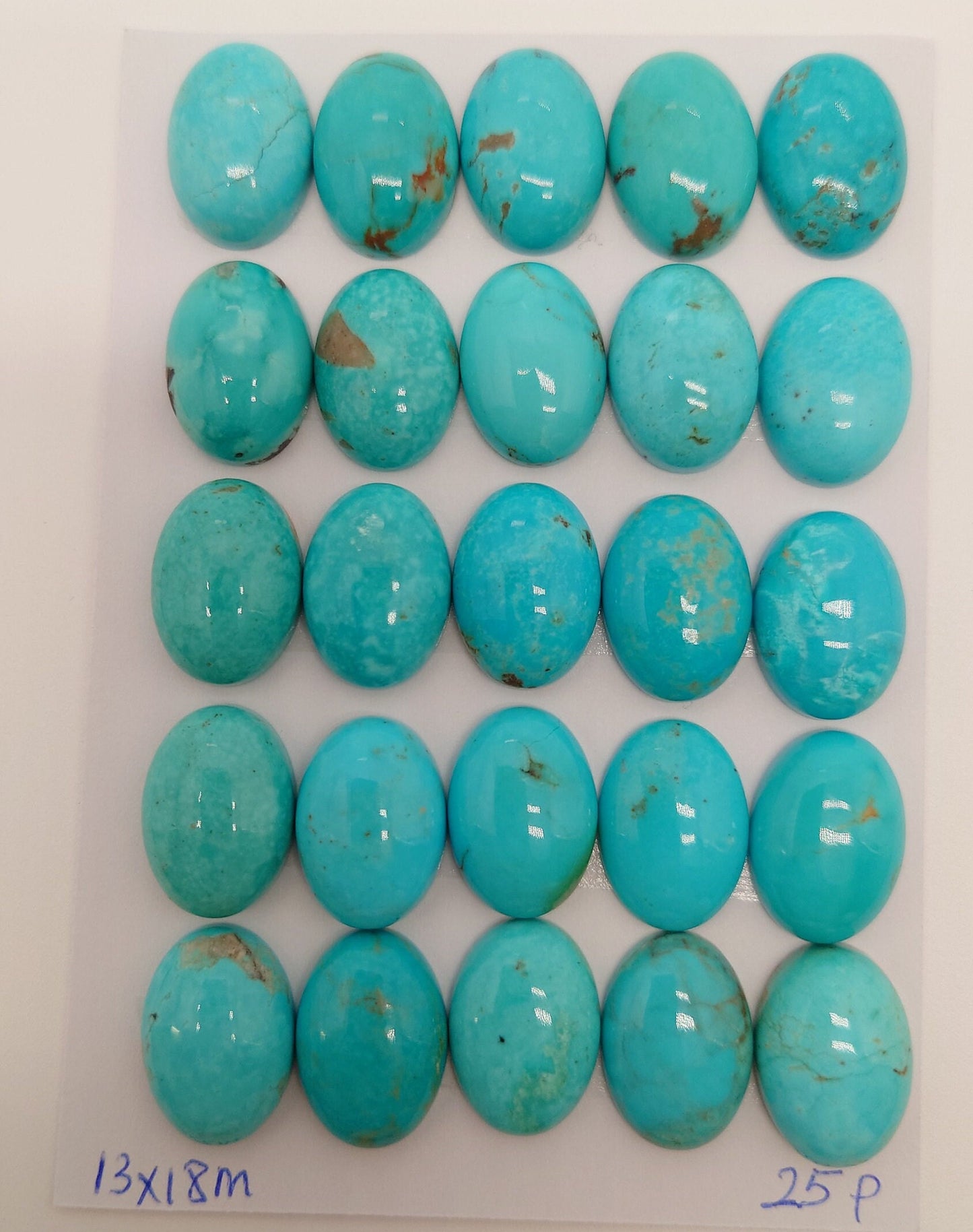 Natural Turquoise Oval Cabs 10x14mm 13x18m 15x20m 18x25m 20x30m