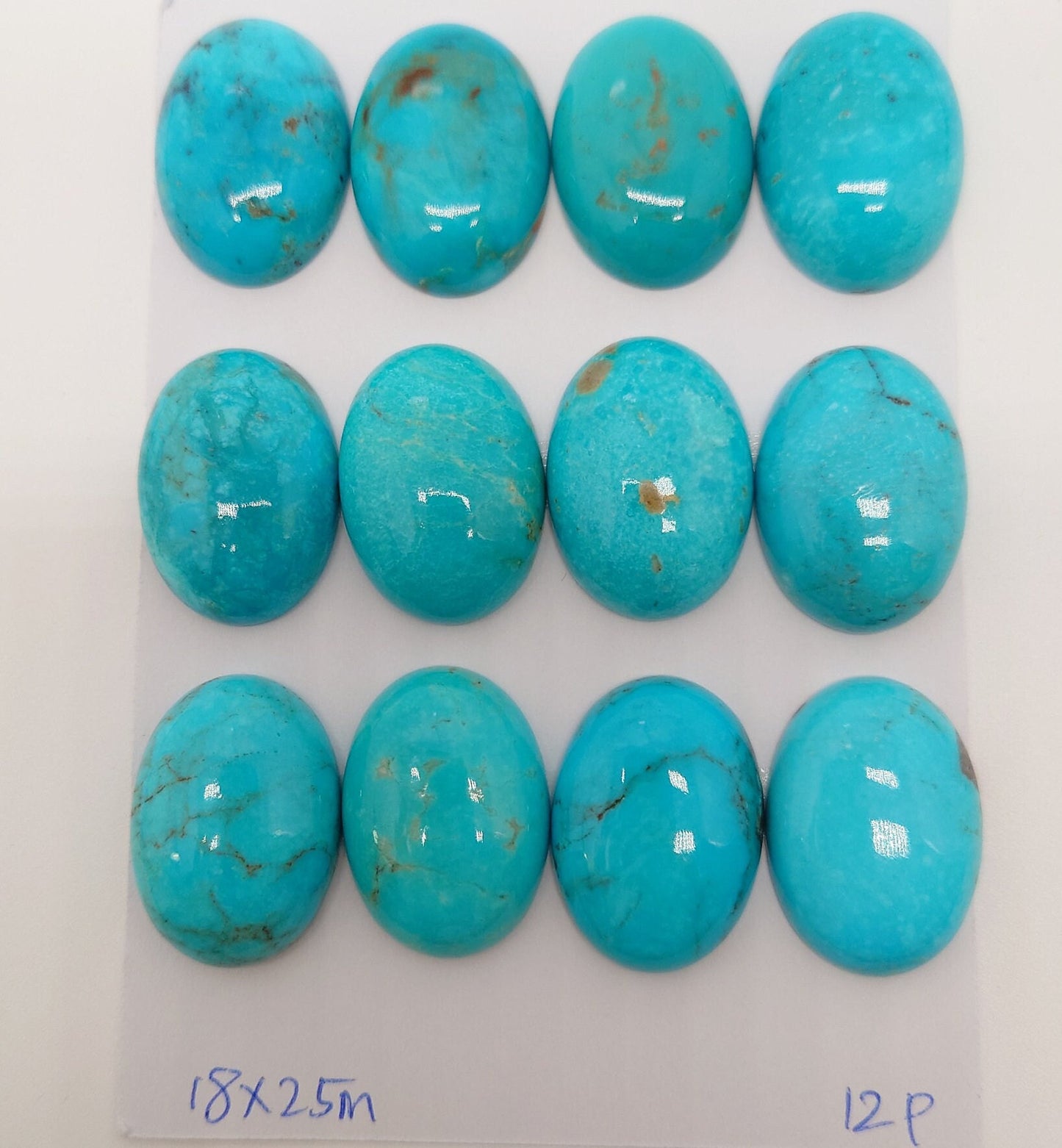 Natural Turquoise Oval Cabs 10x14mm 13x18m 15x20m 18x25m 20x30m