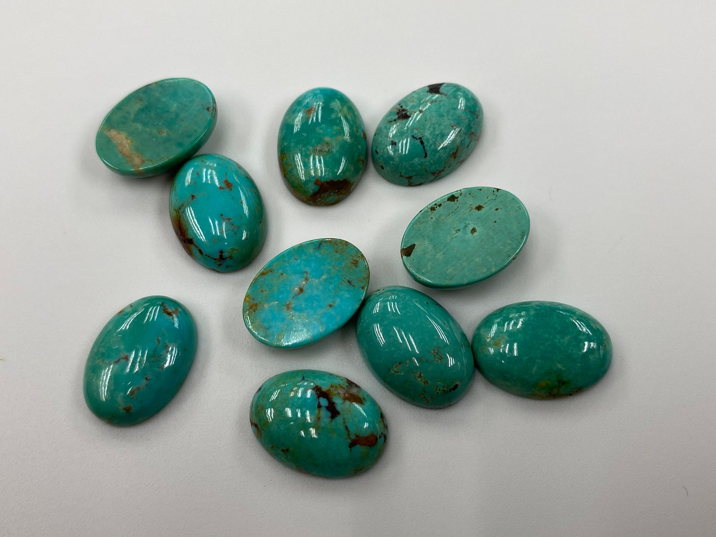 Natural Turquoise Oval Cabs 13X18mm 18X25mm