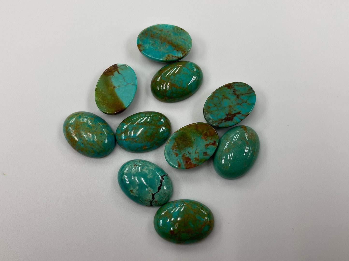 Natural Turquoise Oval Cabs 13X18mm 18X25mm