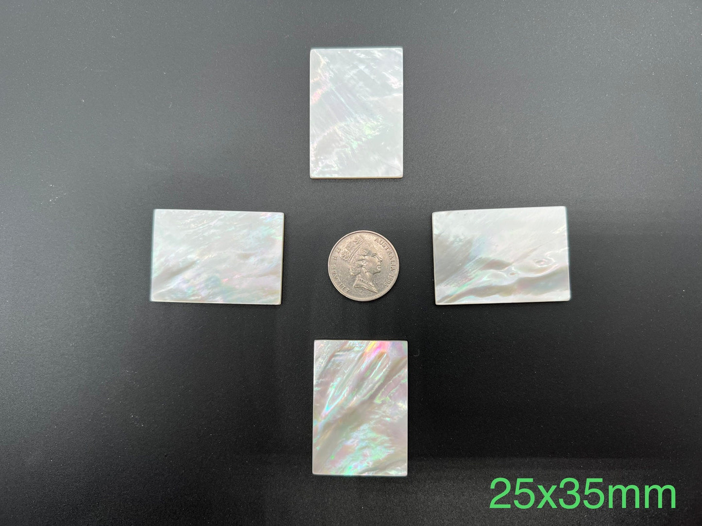 Natural White Mother Of Pearl Shell Rectangle Slab 13x18mm, 15x20mm, 18x25mm, 20x30mm, 25x35mm