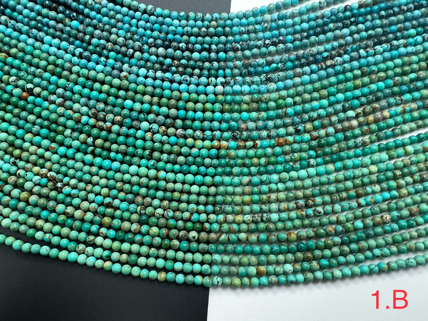 Natural Turquoise Round Beads 4-4.5mm