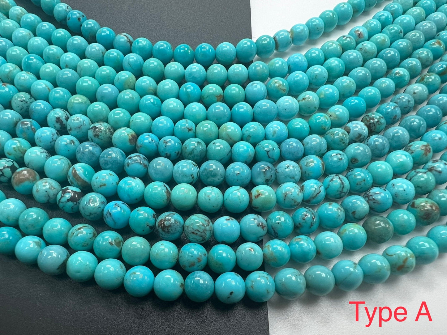 Natural Turquoise Round Beads 5.8-6mm