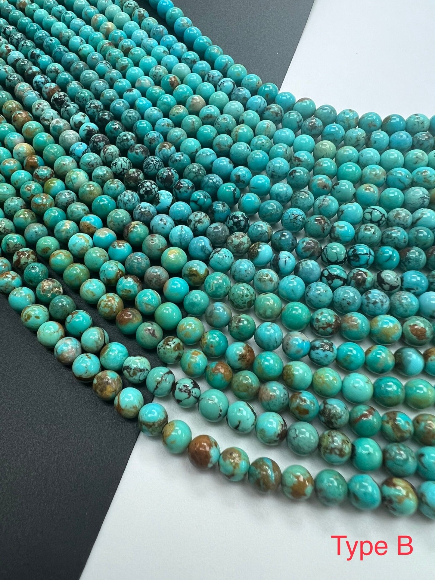 Natural Turquoise Round Beads 5.8-6mm