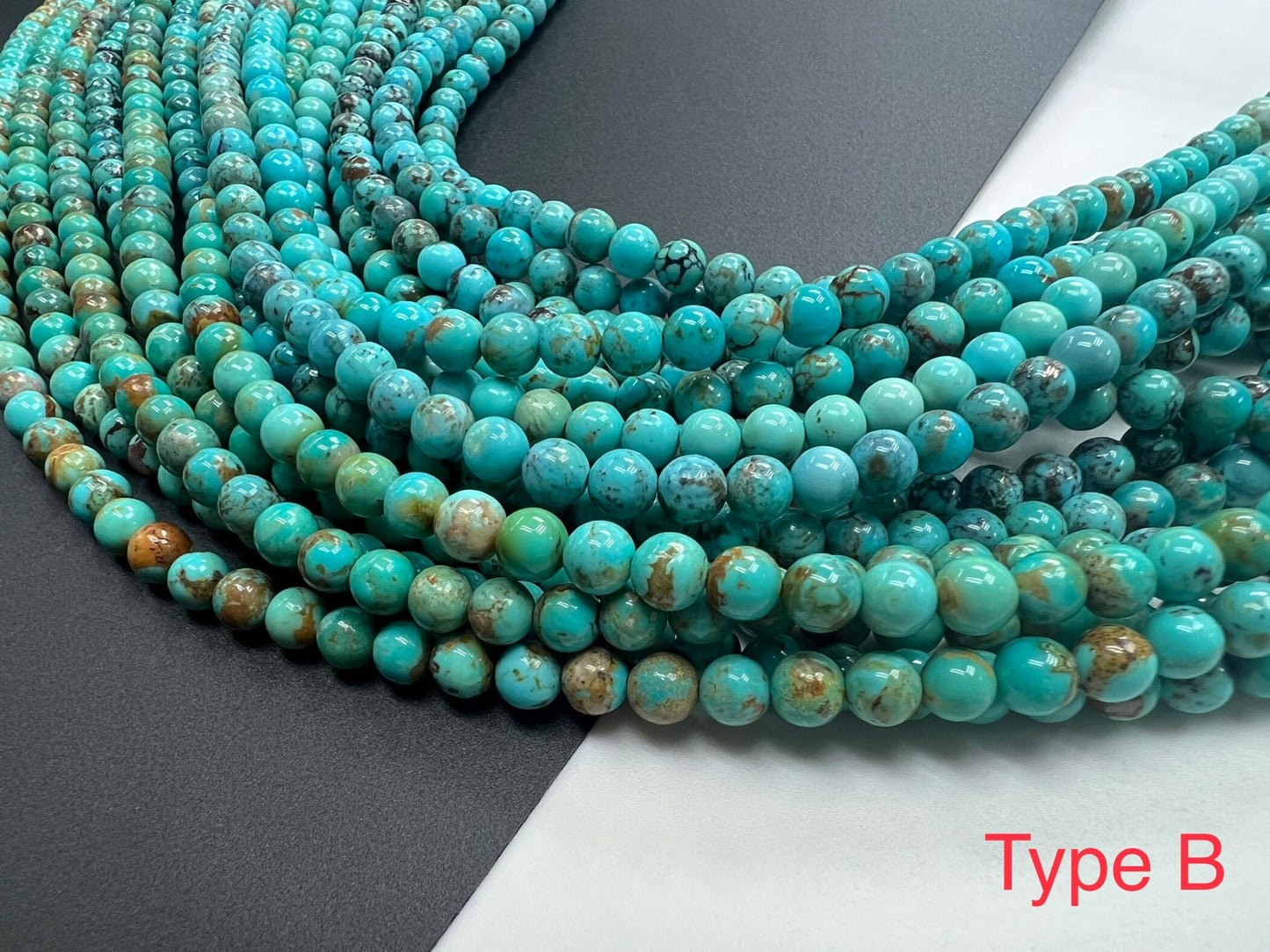 Natural Turquoise Round Beads 5.8-6mm