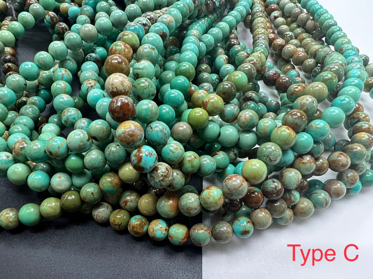 Natural Turquoise Round Beads 5.8-6mm